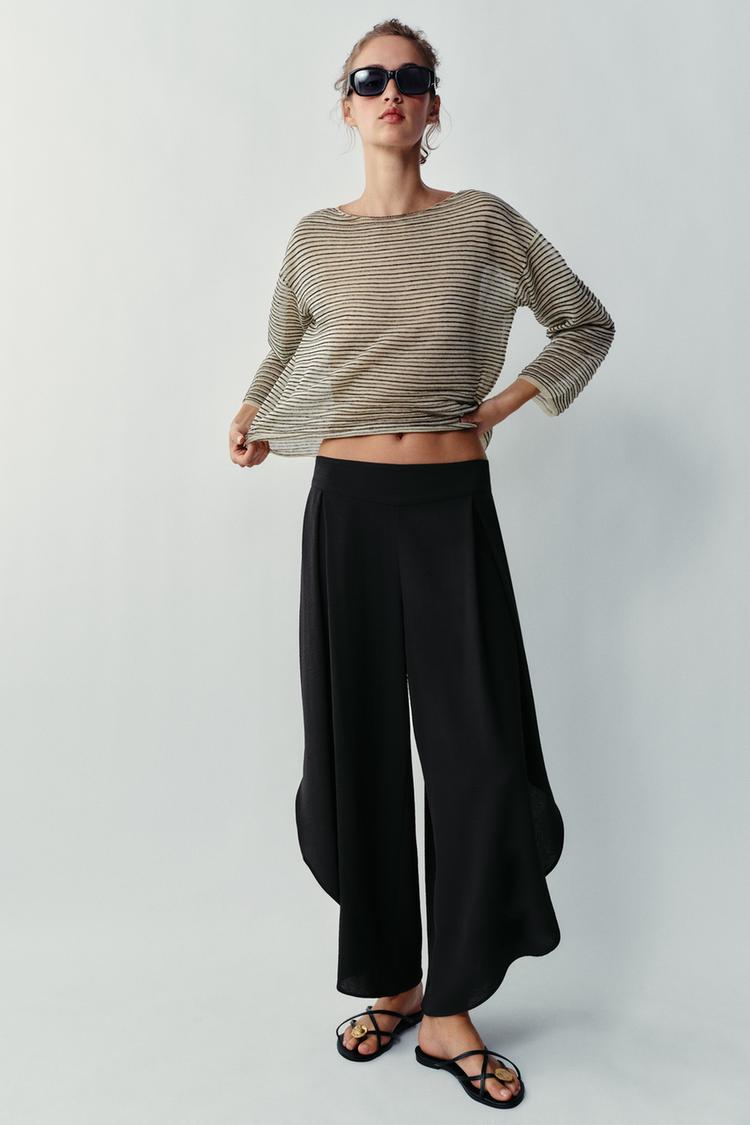 FINE KNIT STRIPED JUMPER - Zara product image
