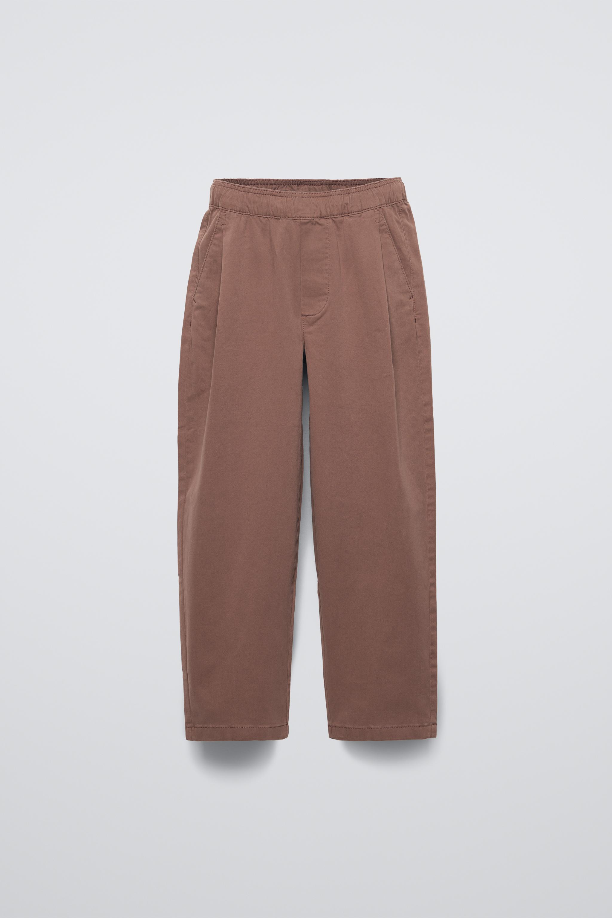 PLEATED BALLOON FIT PANTS