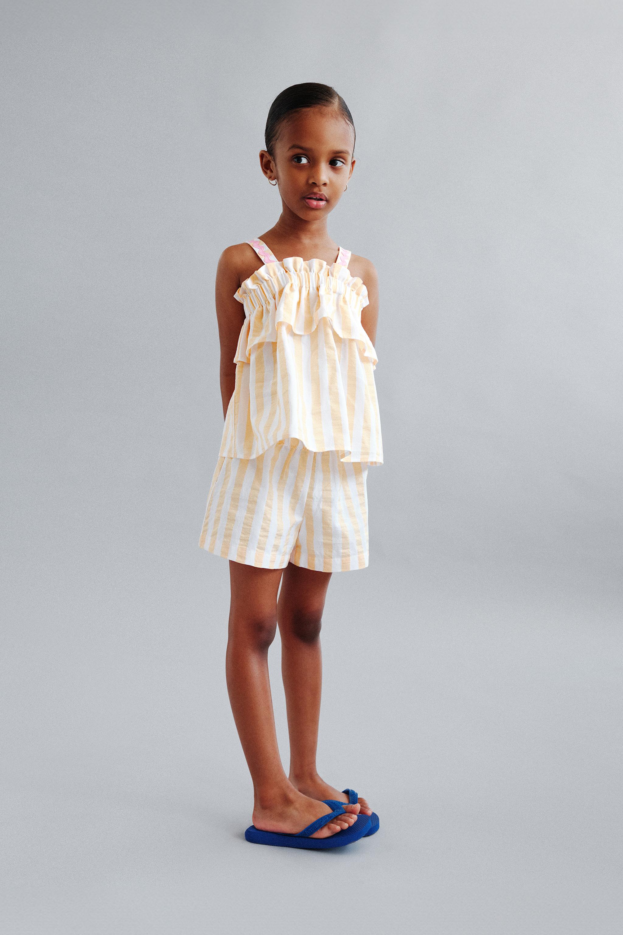 WAVY STRIPED SHORTS CASA LAWA © X ZARA KIDS