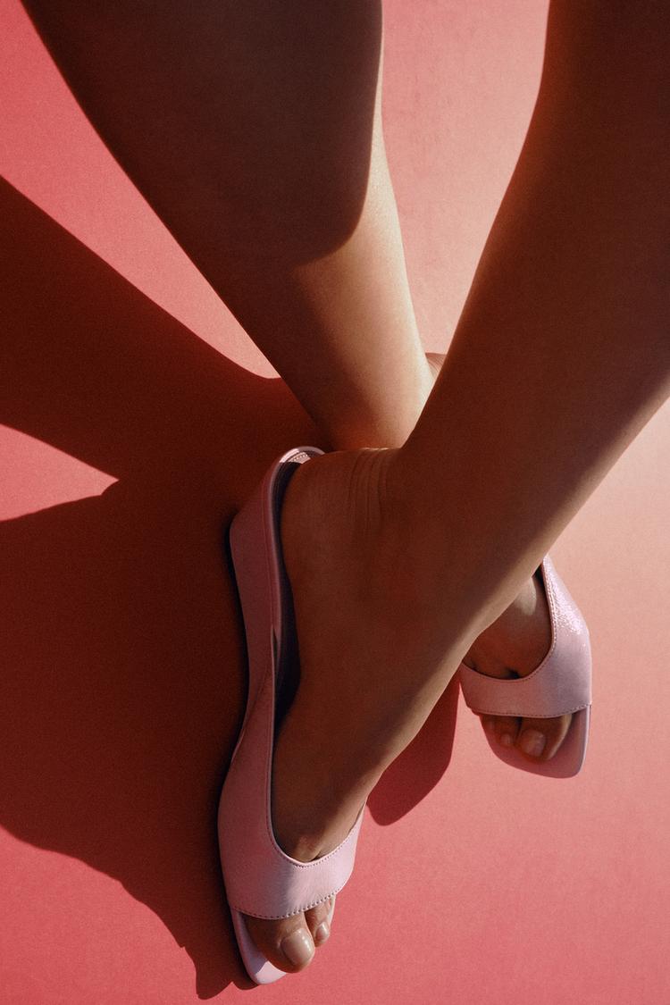 LEATHER WEDGES - Zara product image