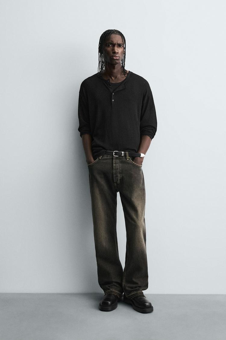RELAXED FLARE FIT JEANS - Zara product image