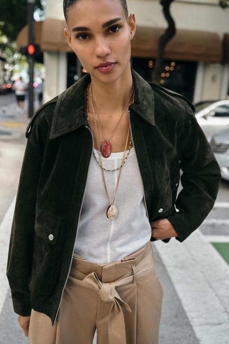 PACK OF 3 NECKLACES WITH STONES AND SPARKLES - Zara product image