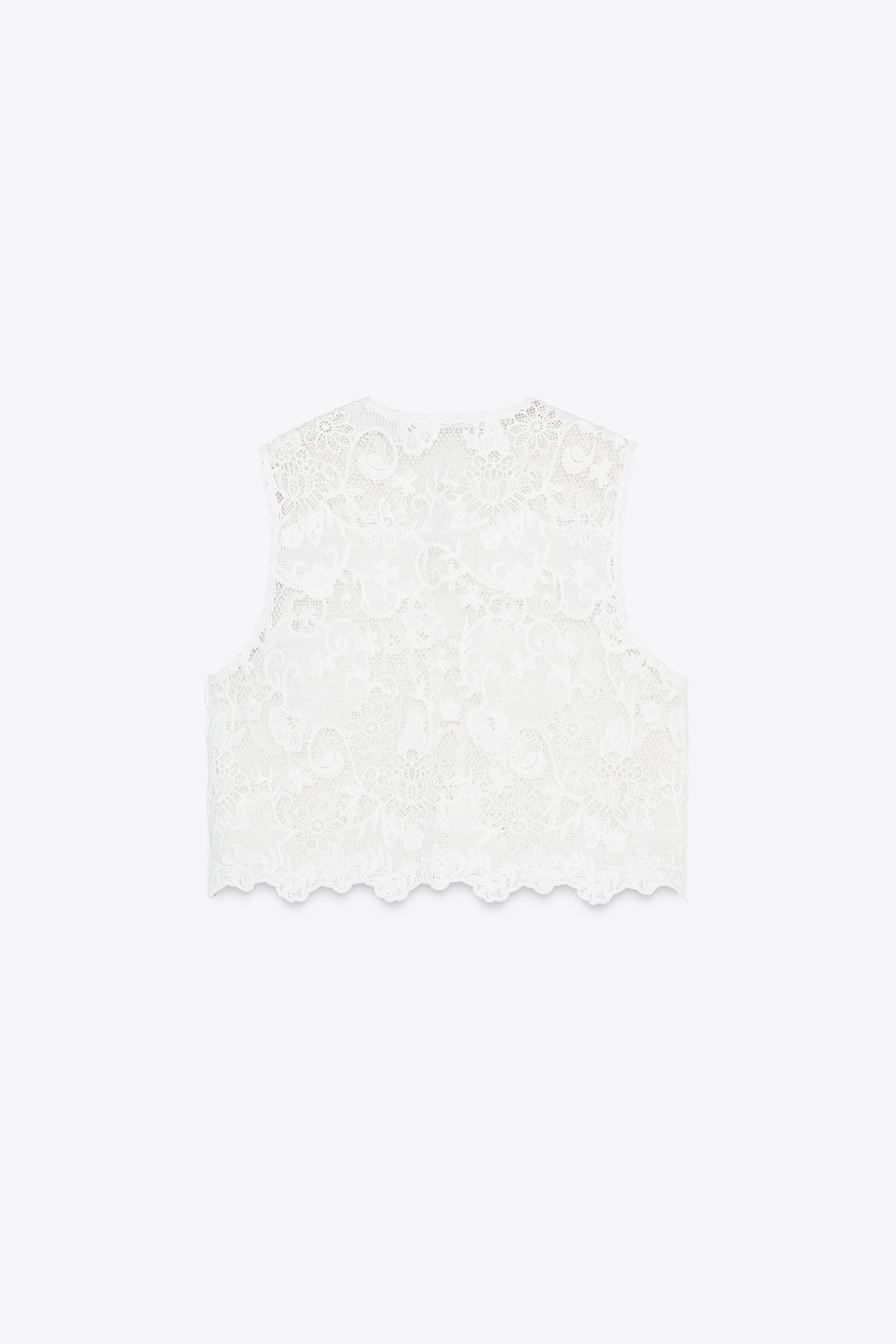 EMBROIDERED TIE VEST