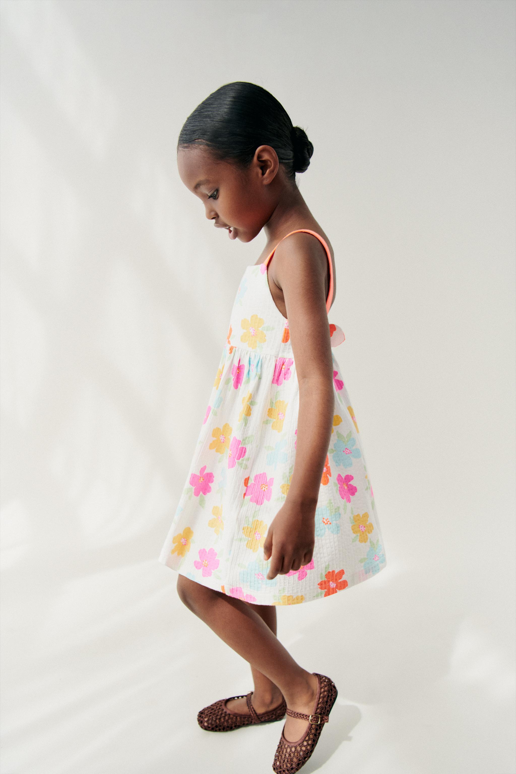 ROBE TEXTURÉE IMPRIMÉE LACET