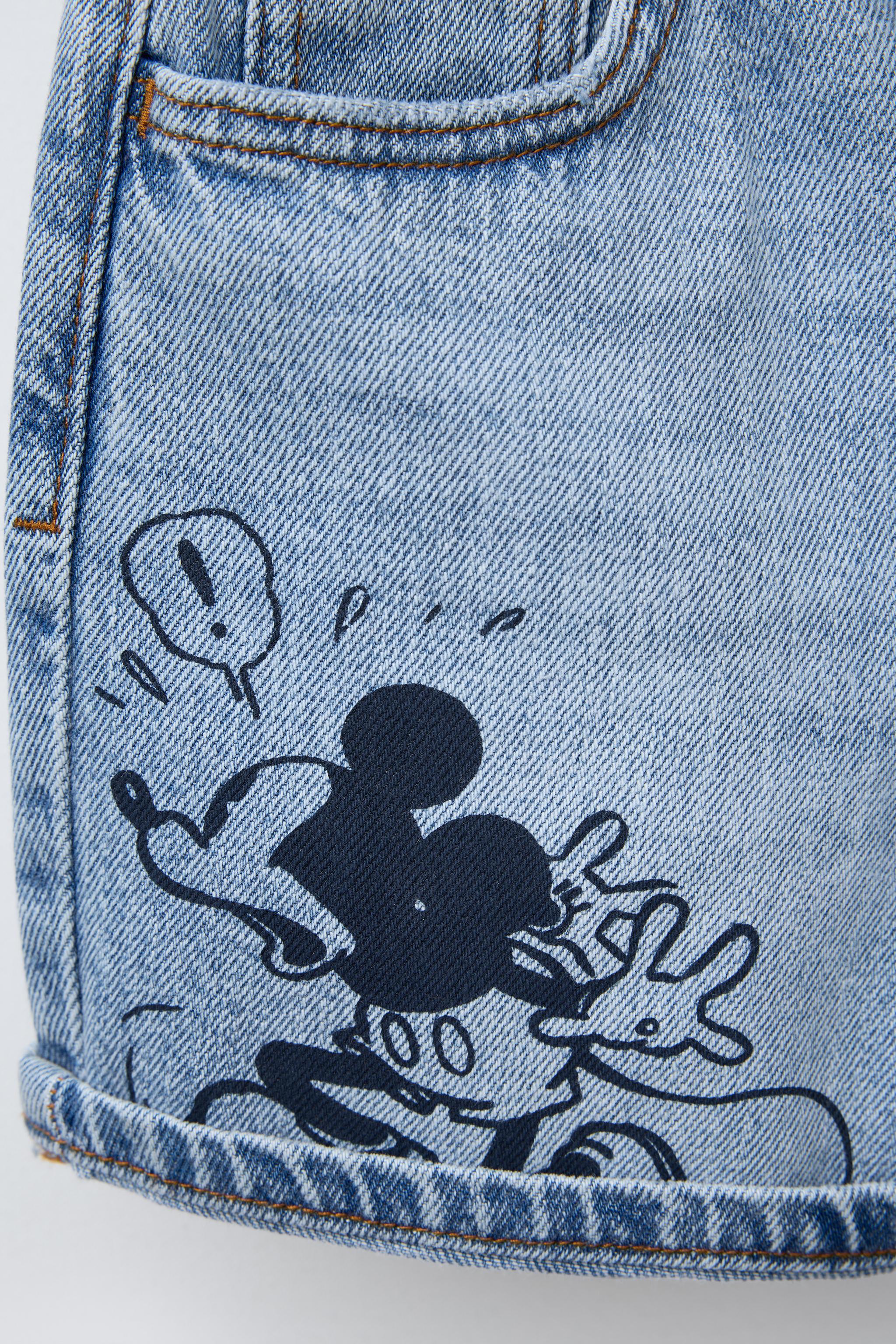 MICKEY MOUSE © DISNEY DENIM BERMUDA SHORTS