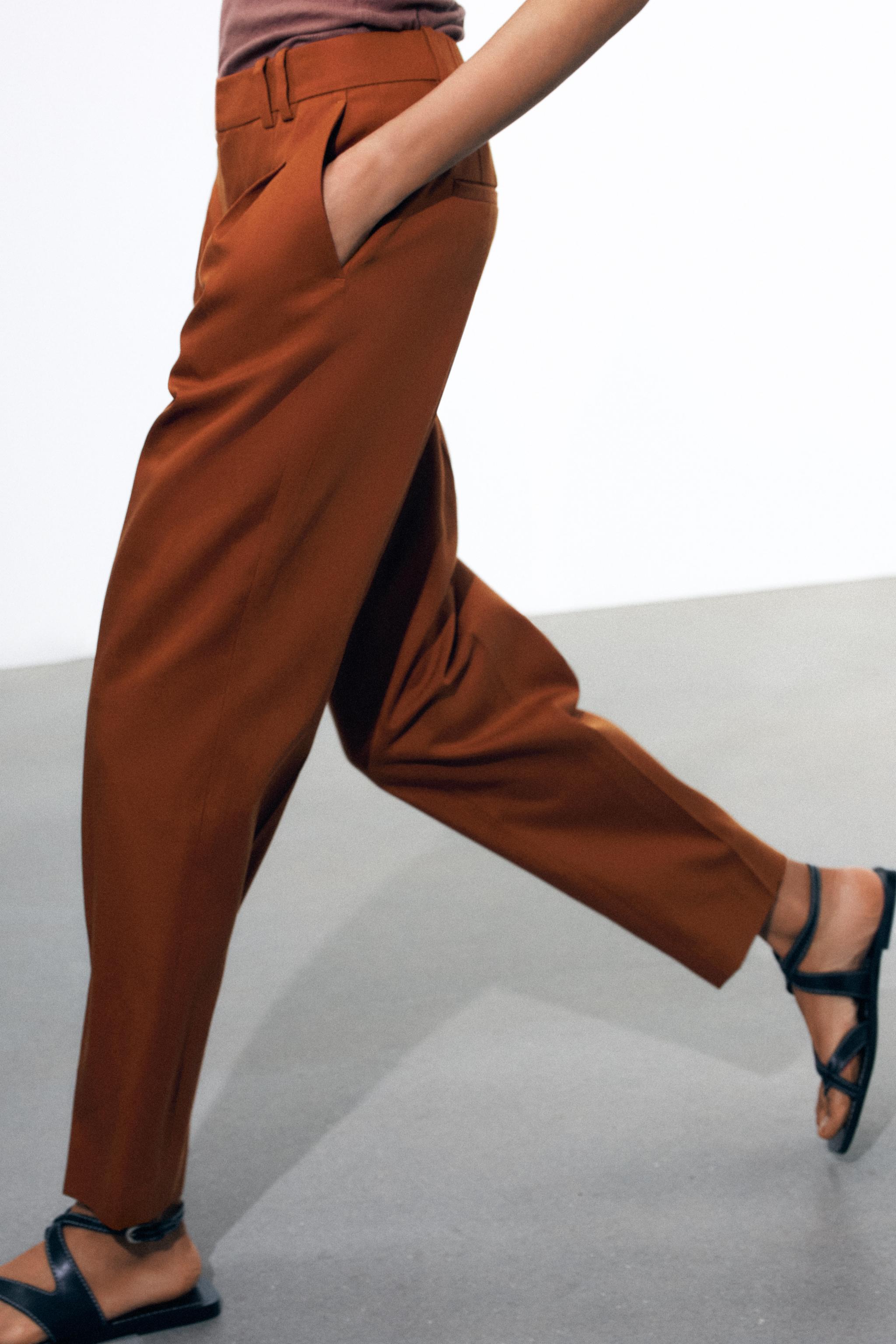 PANTALON À PINCES COLLECTION ZW