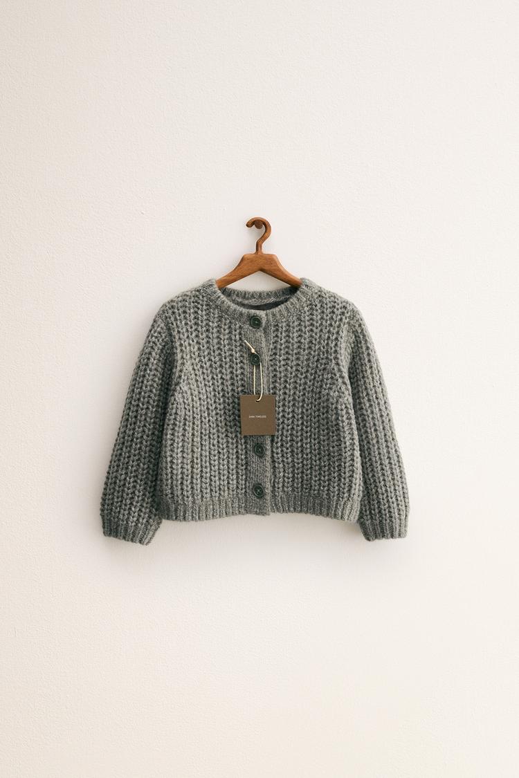 ZARA TIMELESS - CHUNKY KNIT CARDIGAN - Zara product image