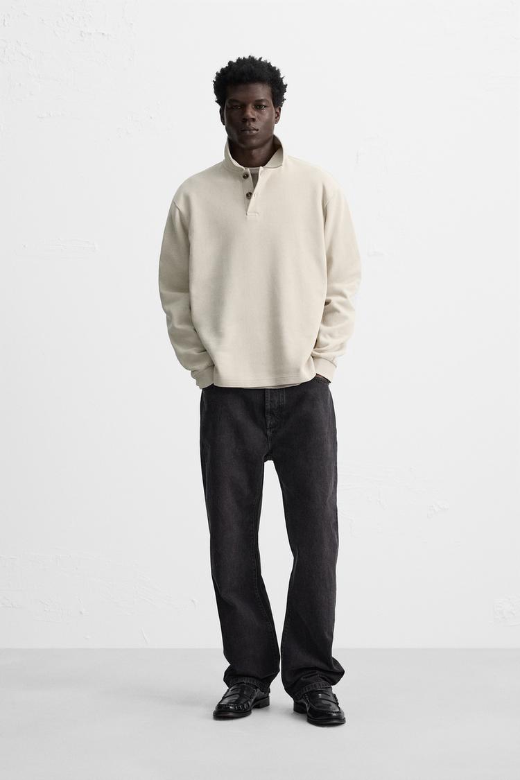 TEXTURED SOFT POLO SHIRT