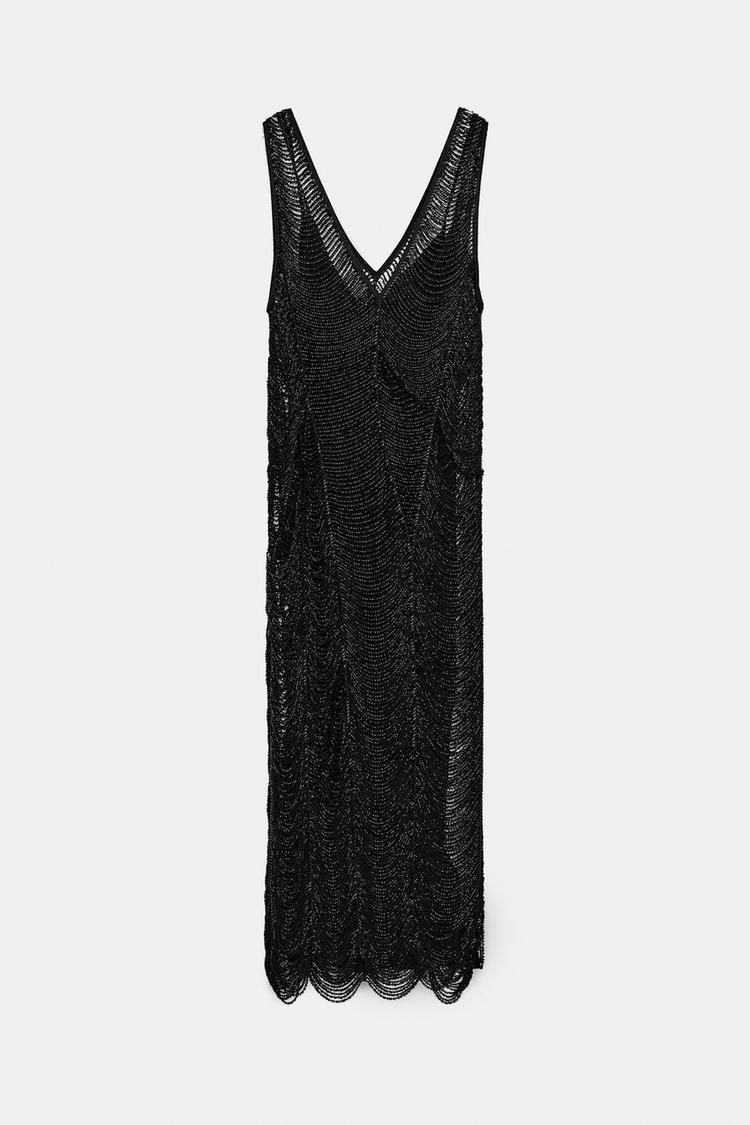 BEADED MIDI DRESS ZW COLLECTION - Zara product image