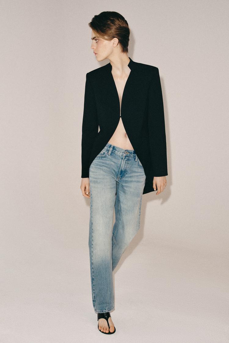 ZW COLLECTION LOW-RISE SLIM JEANS - Zara product image