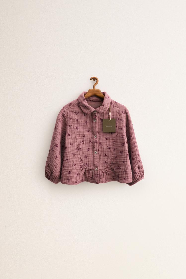 ZARA TIMELESS - TEXTURED FLORAL SHIRT - Zara product image