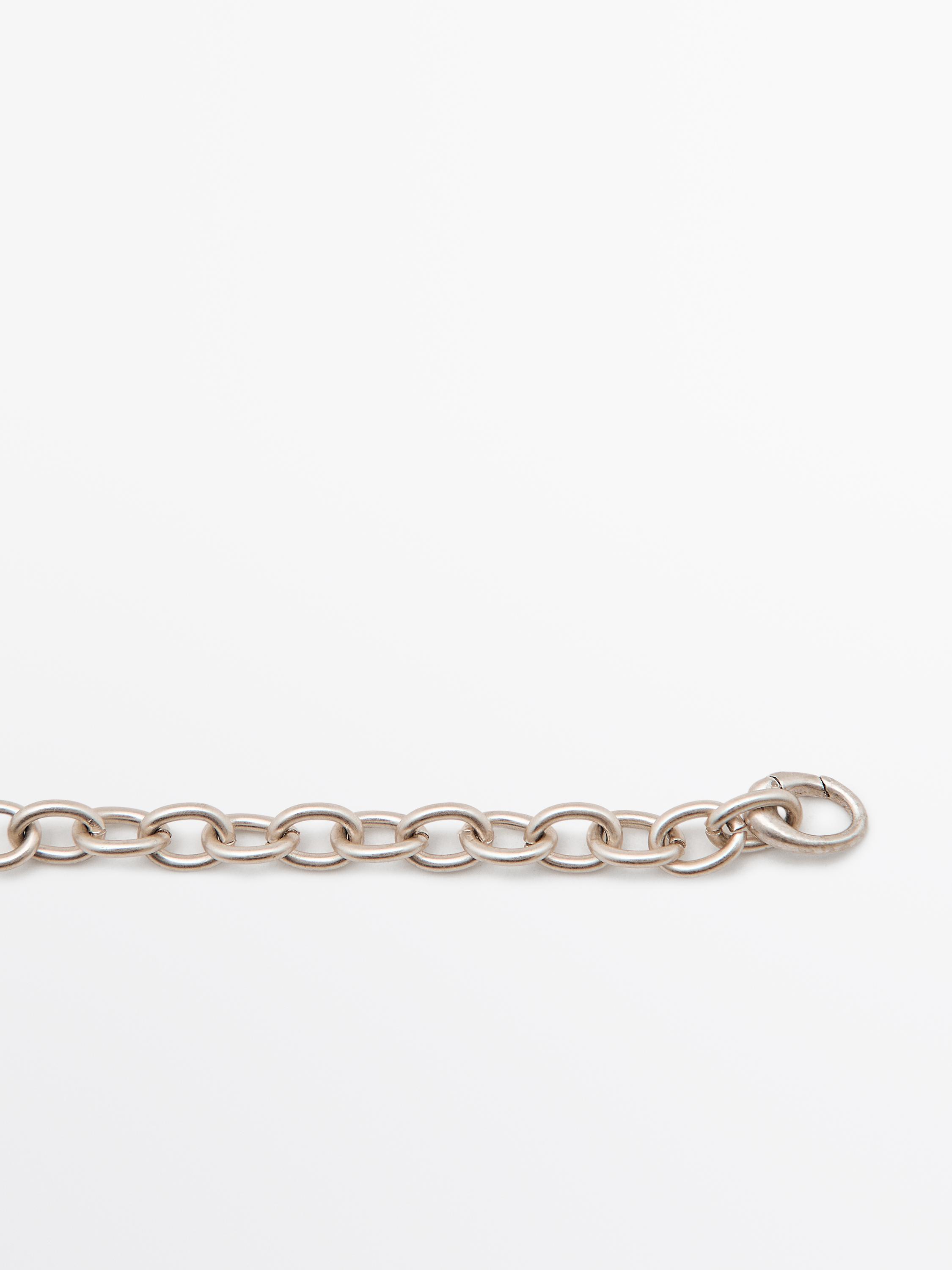 Chain belt with star rhinestones