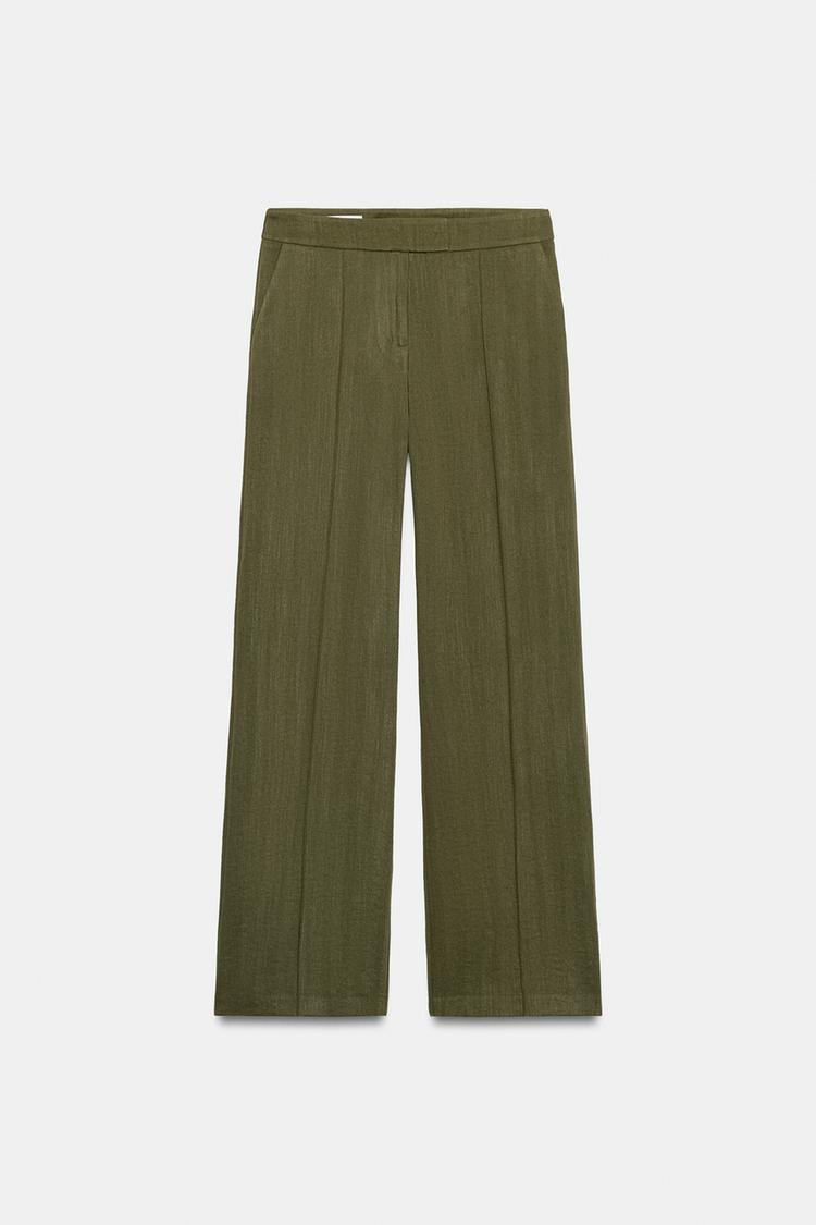 STRAIGHT LEG PIN TUCK PANTS - Zara product image