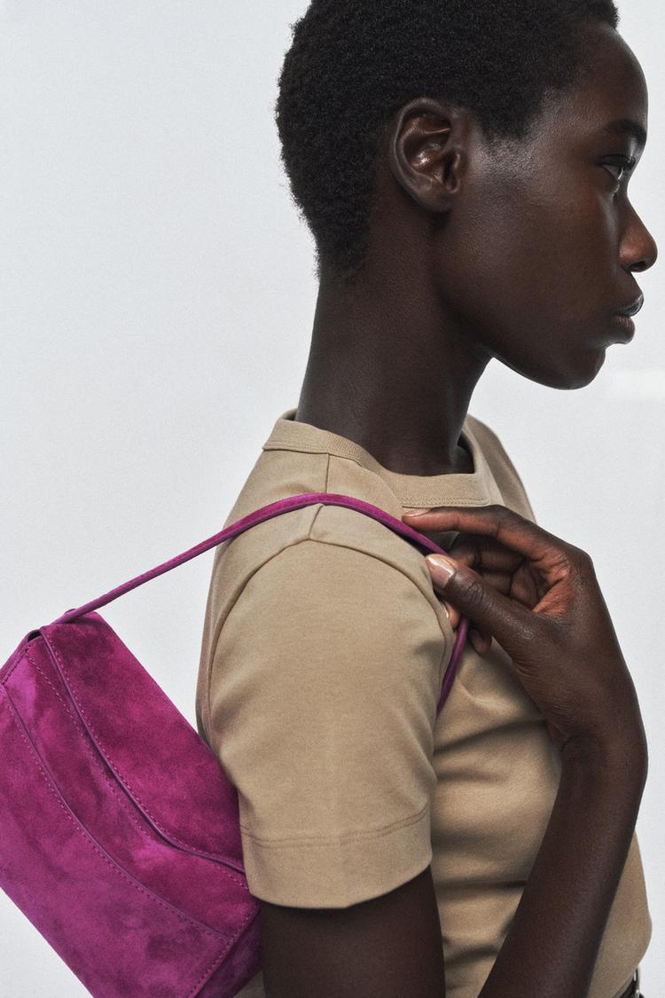 MINI LEATHER HANDBAG - Zara product image