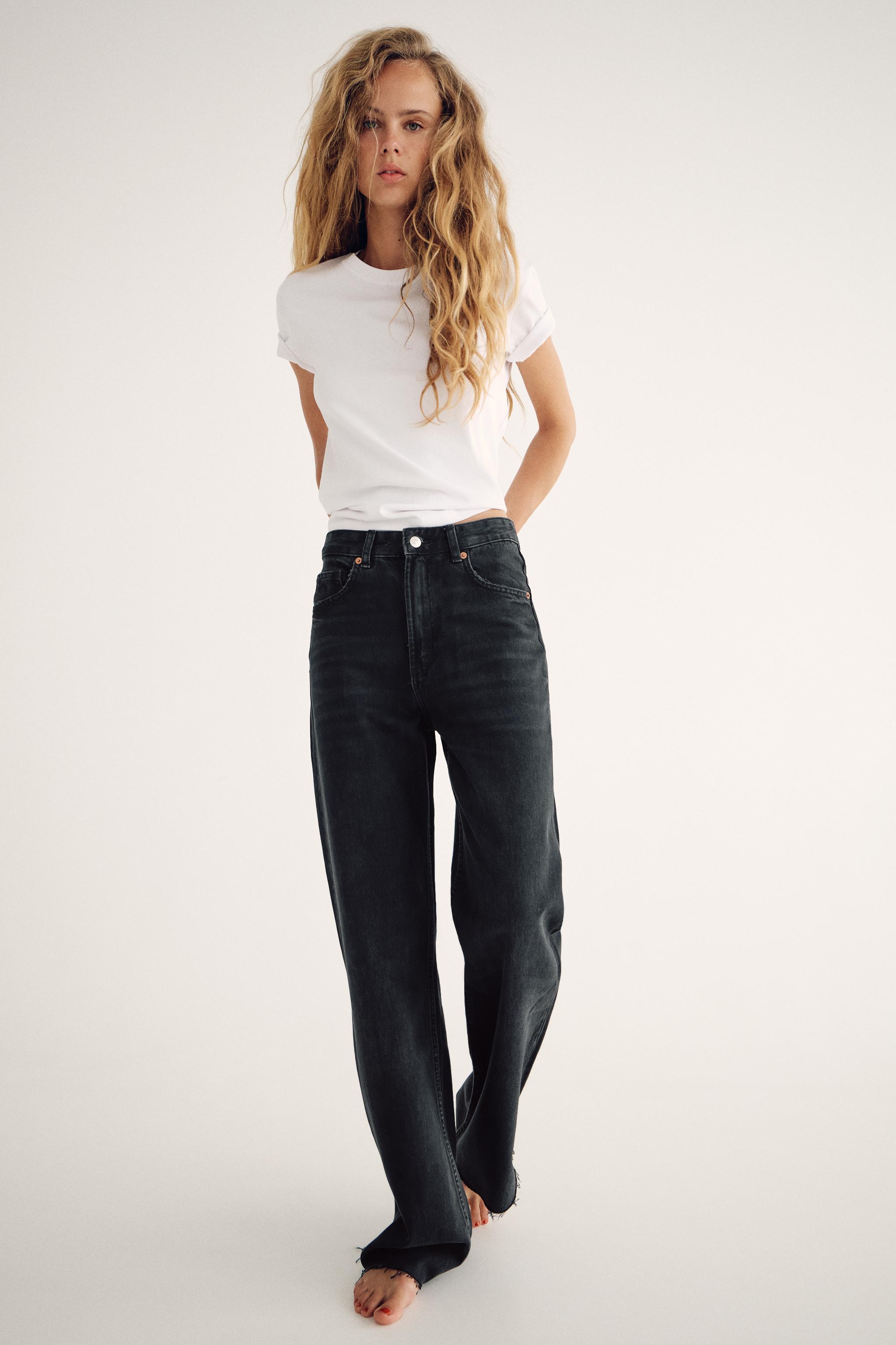 TRF HIGH RISE WIDE LEG JEANS