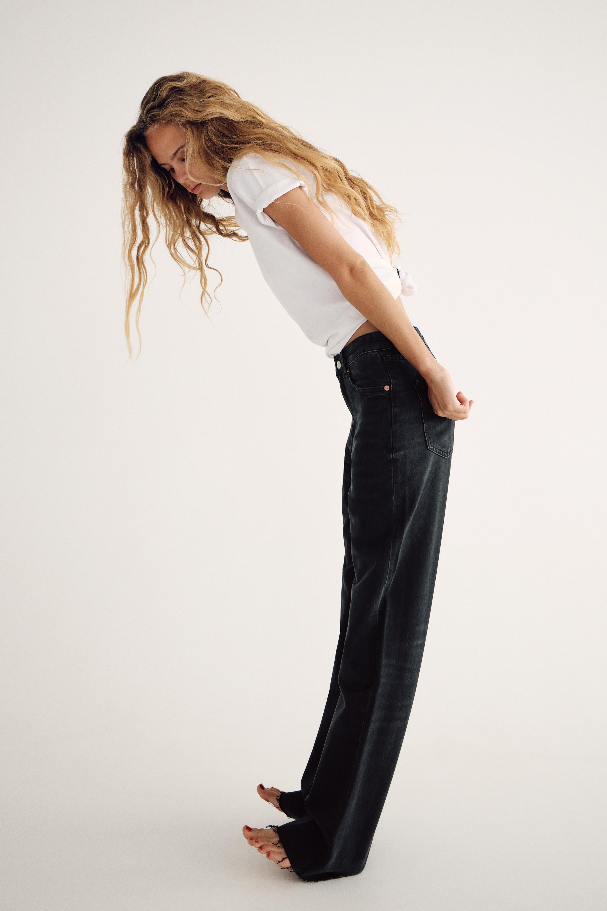 TRF HIGH RISE WIDE LEG JEANS