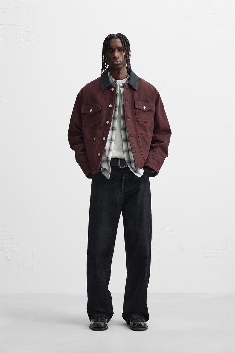 JAKNA OD TRAPERA S KOMBINIRANIM OVRATNIKOM