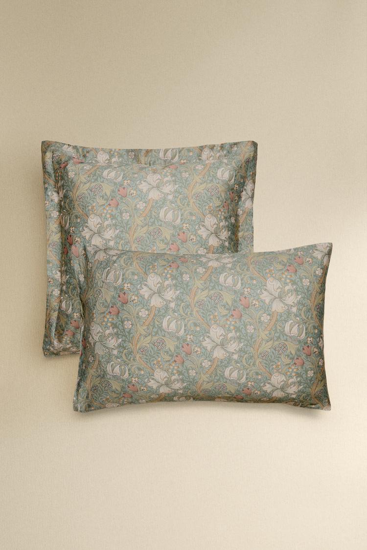 MORRIS & CO. COTTON SATEEN PILLOWCASE - Zara product image