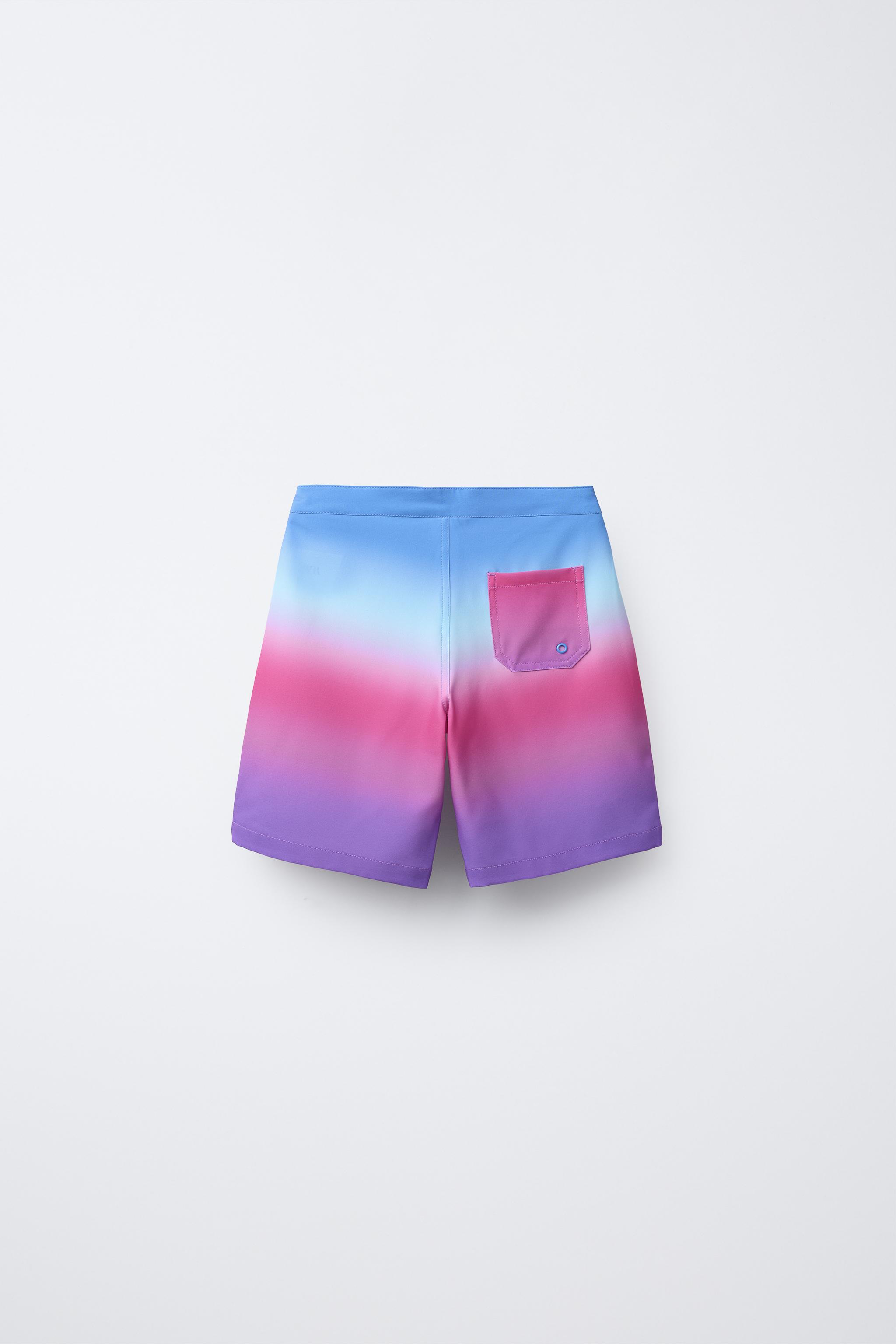 6-14 YEARS/ TIE-DYE SWIM SHORTS