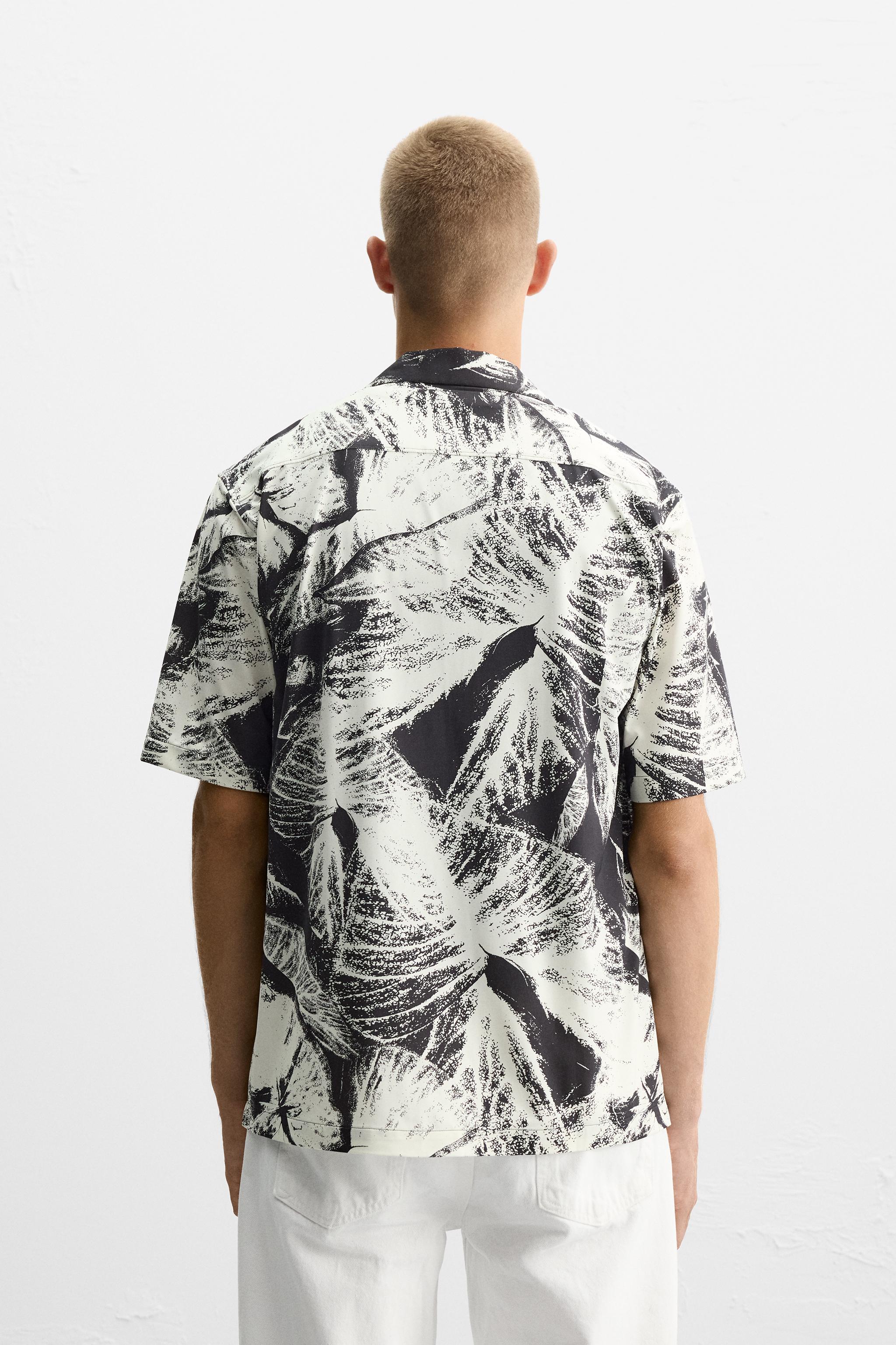 PRINTED STRETCH SHIRT