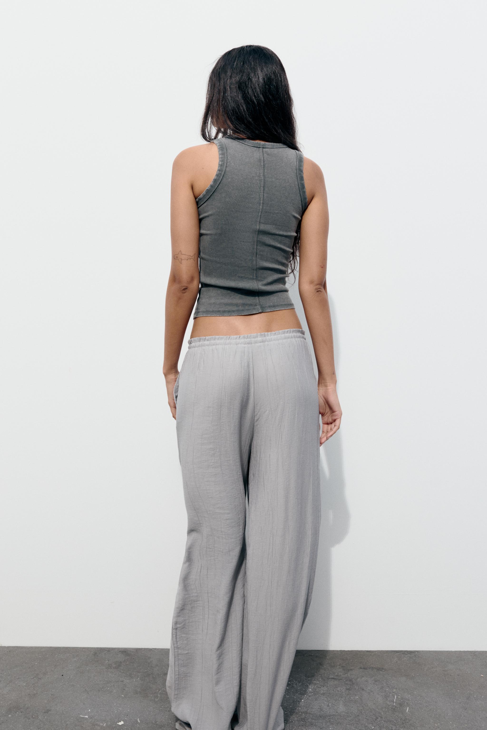 TEXTURED PANTS