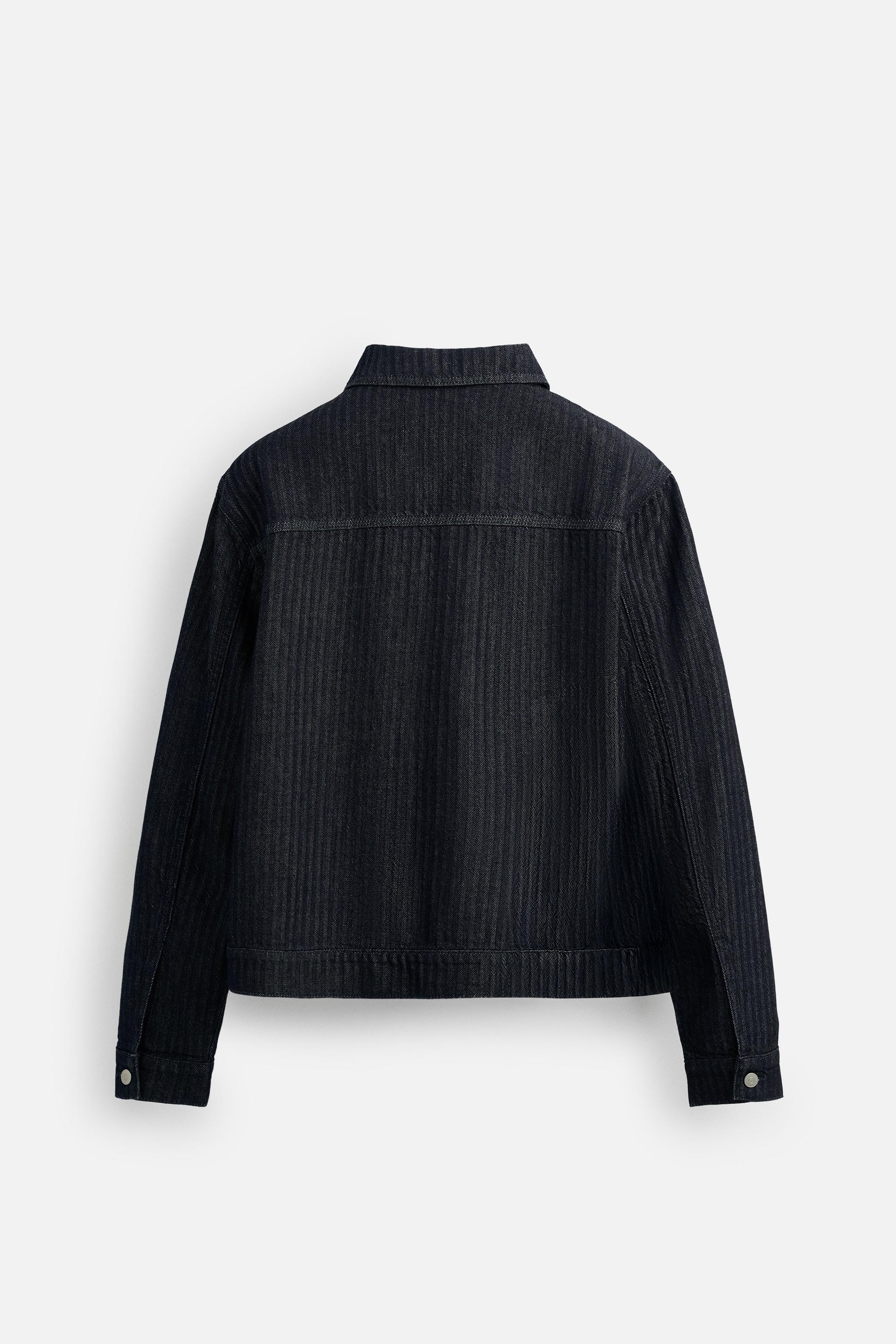 HERRINGBONE DENIM JACKET