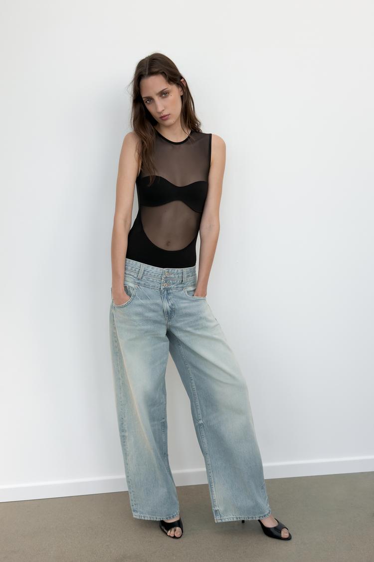 COMBINATION TULLE BODYSUIT - Zara product image