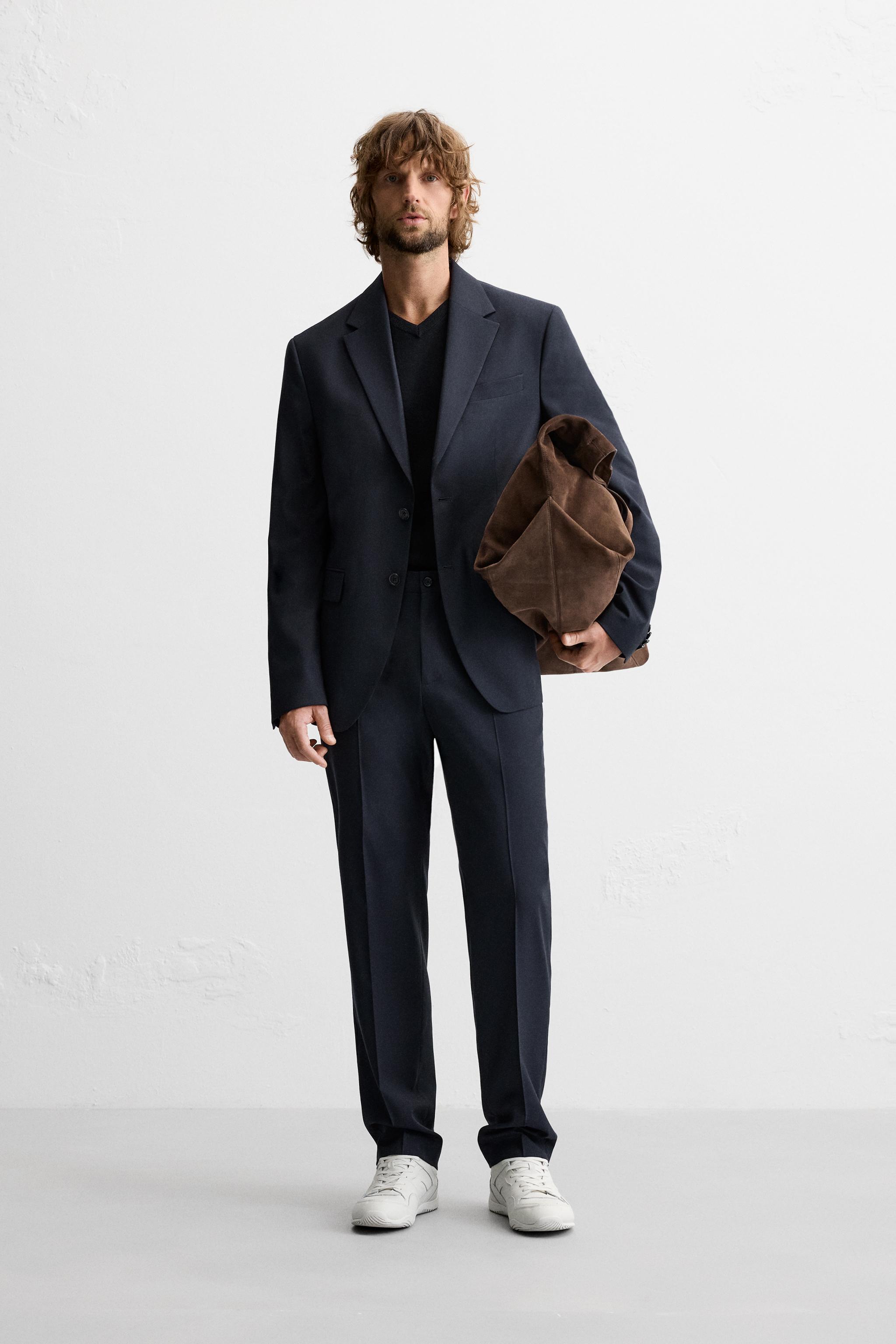 Zara TEXTURED SUIT PANTS | Yorkdale Mall Zara TEXTURED SUIT PANTS | Yorkdale Mall