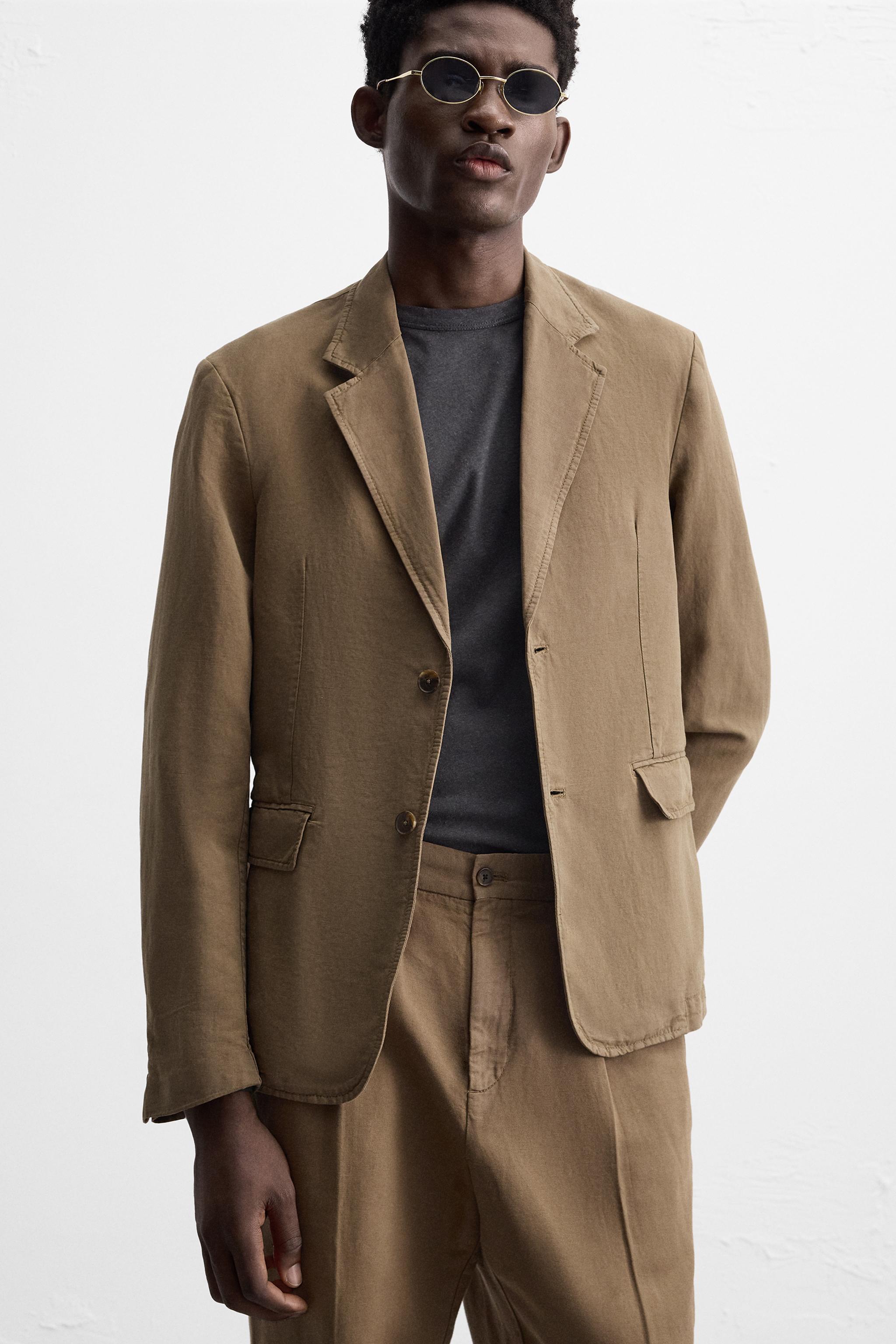 WASHED SUIT BLAZER