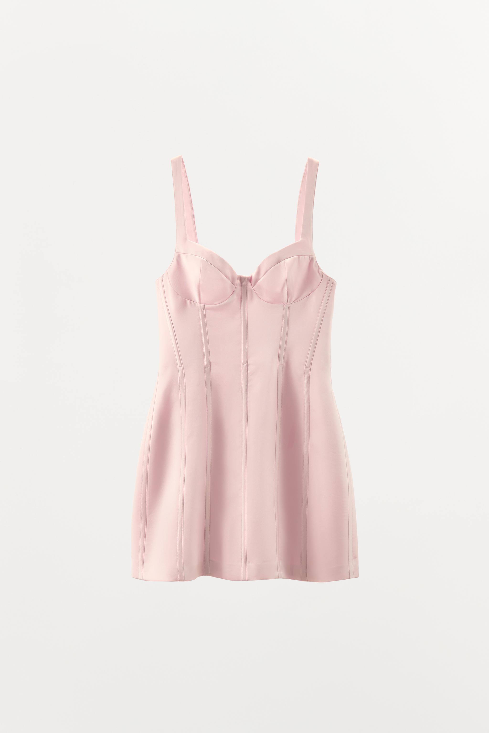 SATIN SHORT DRESS