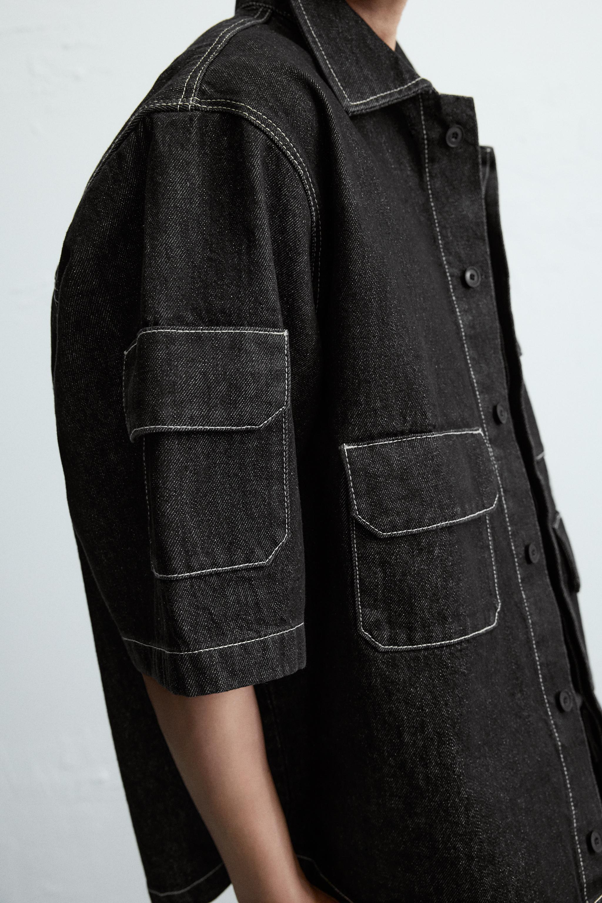 DENIM SHIRT WITH POCKETS