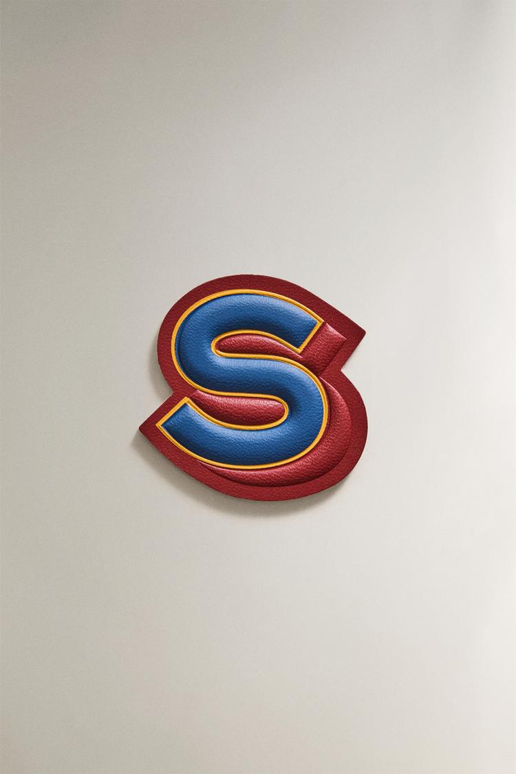 LEATHER LETTER S PATCH