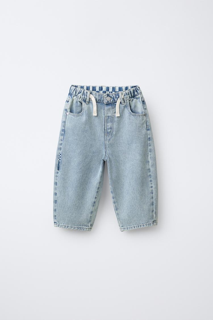 OVERDYED BALLOON JEANS - Zara product image