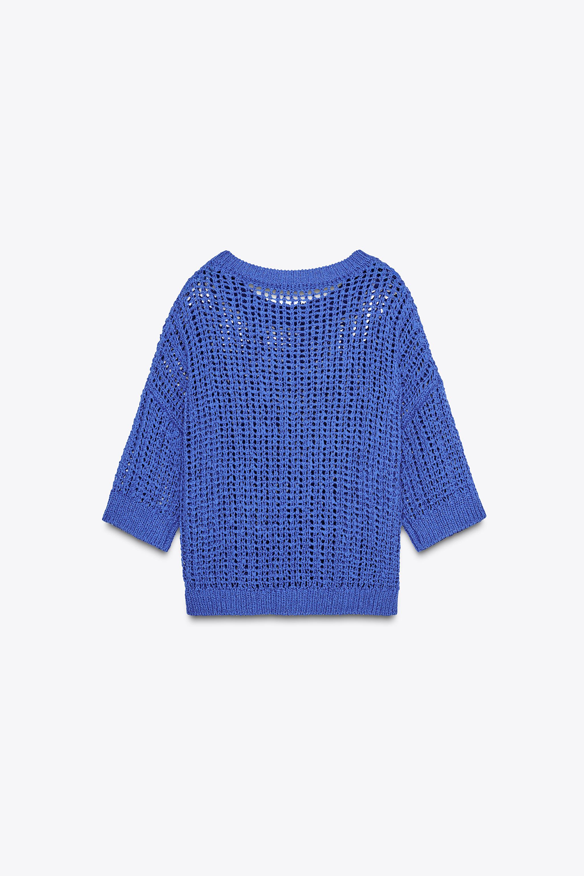 TOP EN MAILLE MANCHES FRANÇAISES