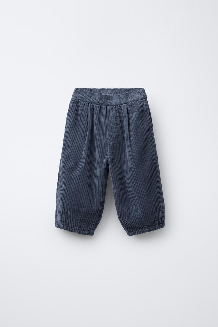 BALLOON THICK CORDUROY PANTS - Zara product image