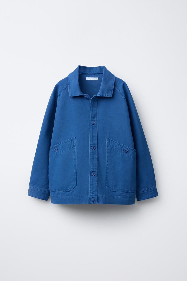 CANVAS POCKET OVERSHIRT - Zara product image