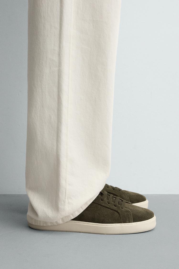 LEATHER SNEAKERS - Zara product image