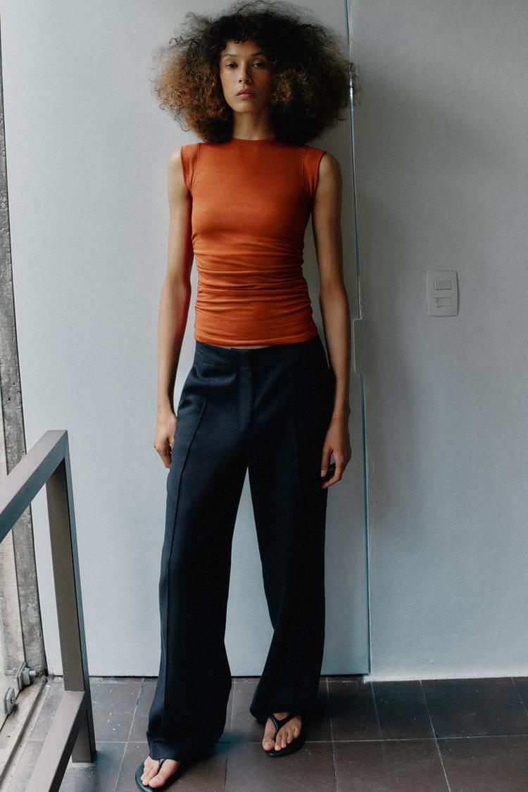 SIDE RUCHED TOP - Zara product image