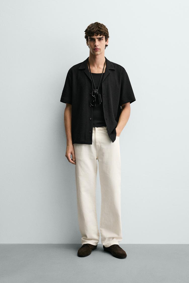 REGULAR FIT TEXTURED SHIRT - Zara product image
