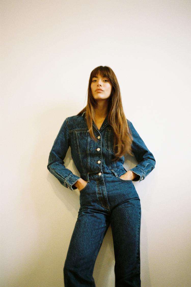 Z1975 LONG DENIM JUMPSUIT