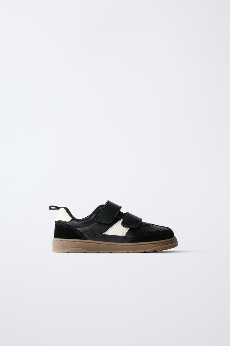 LEATHER BAREFOOT STRAP SNEAKERS - Zara product image