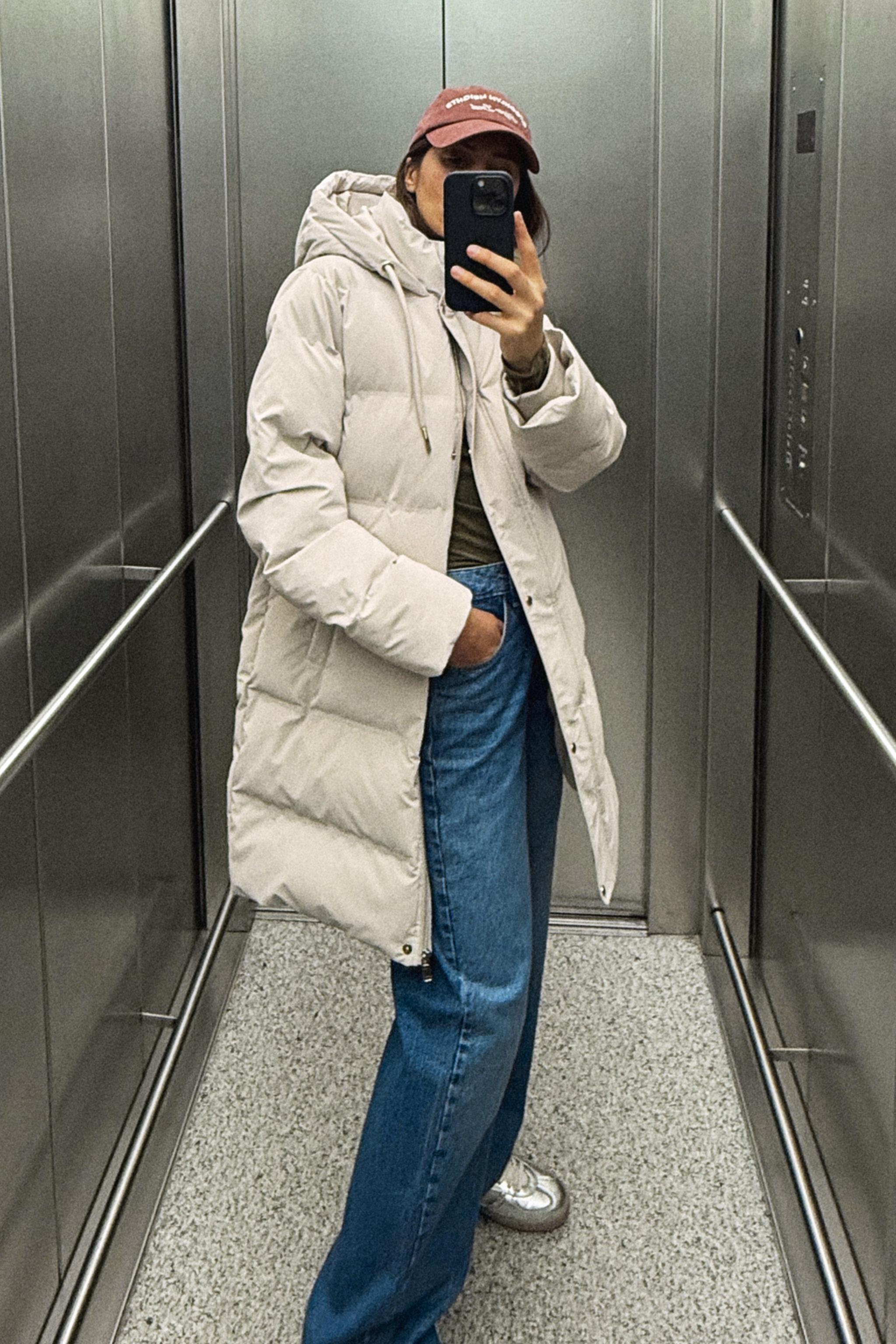 WINDPROOF HOODED PUFFER ANORAK