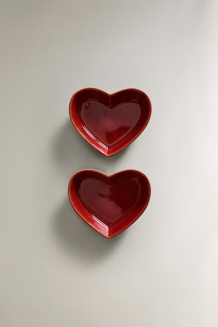 PACK OF MINI HEART BOWLS (PACK OF 2) - Zara product image