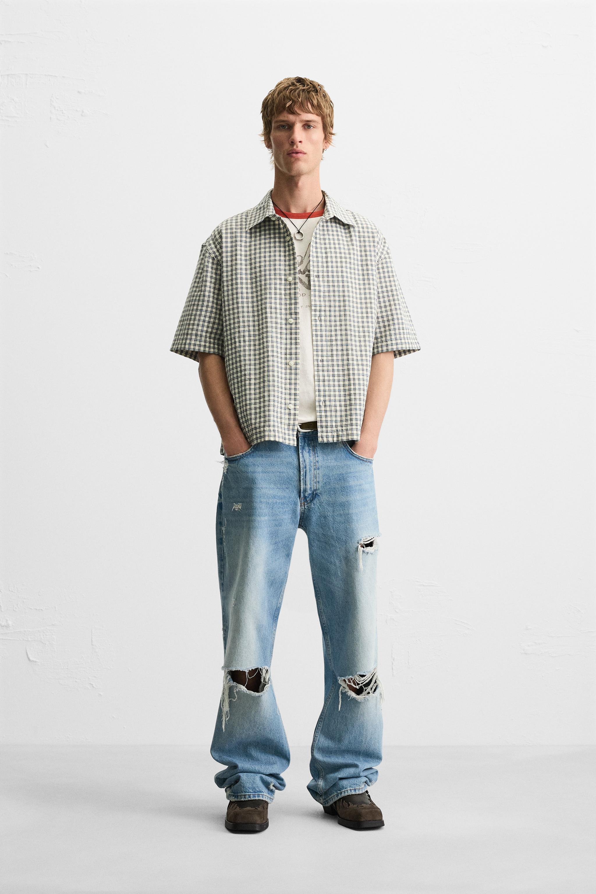 Zara BOXY FIT WASHED SWEATSHIRT | Square One