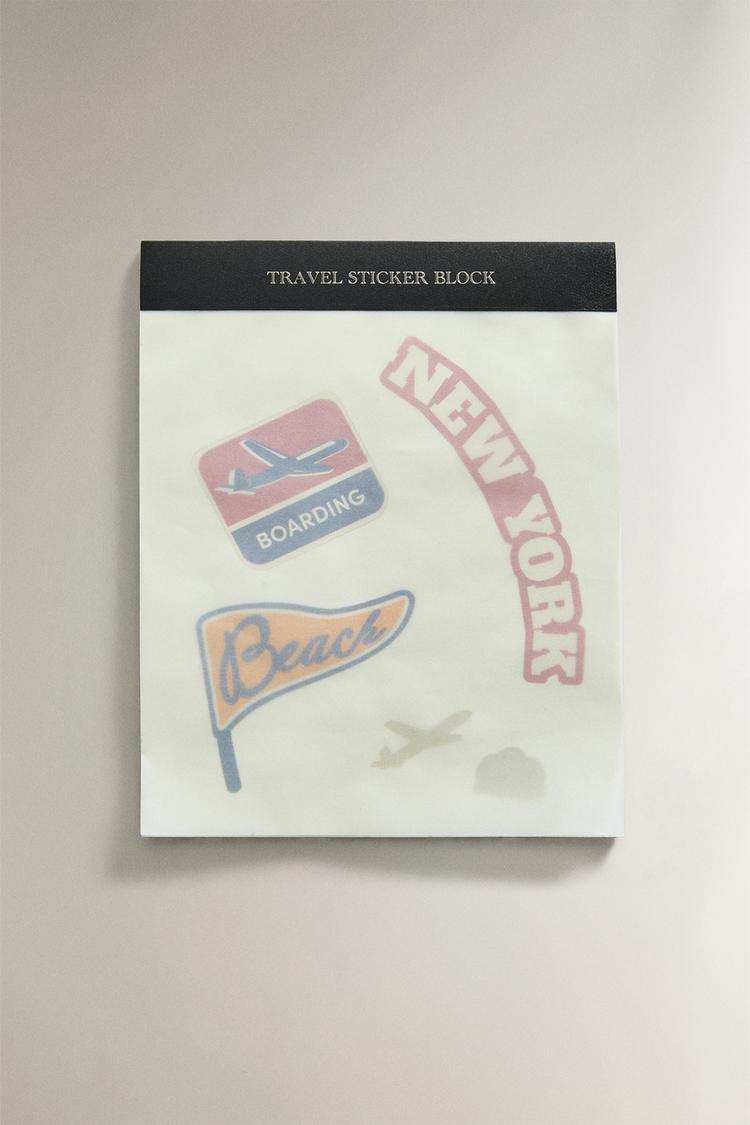 TRAVEL STICKER NOTEBOOK - Zara product image