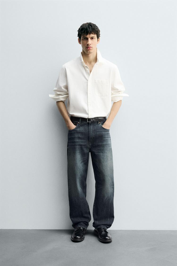RELAXED STRAIGHT FIT JEANS - Zara product image