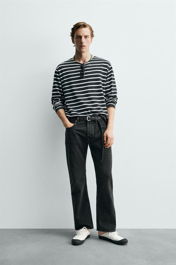 AARON LEVINE X ZARA STRAIGHT FIT BOOTCUT JEANS - Zara product image