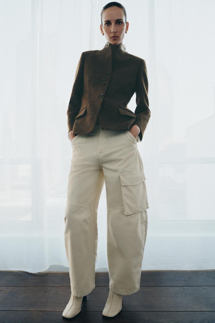 TAILORED BLAZER WITH WOOL ZW COLLECTION - Zara product image