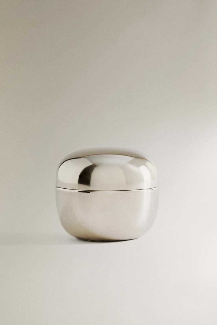 LARGE ROUND STAINLESS STEEL BOX - Zara product image