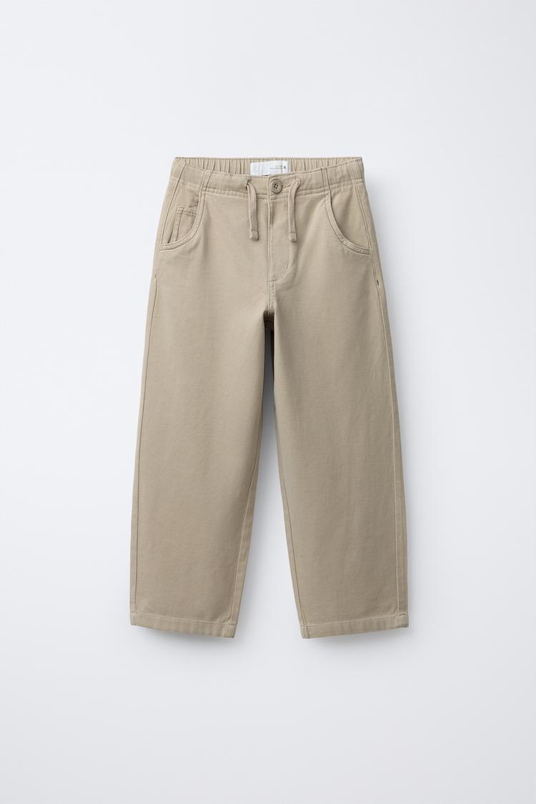 SOFT TOPSTITCHED PANTS - Zara product image